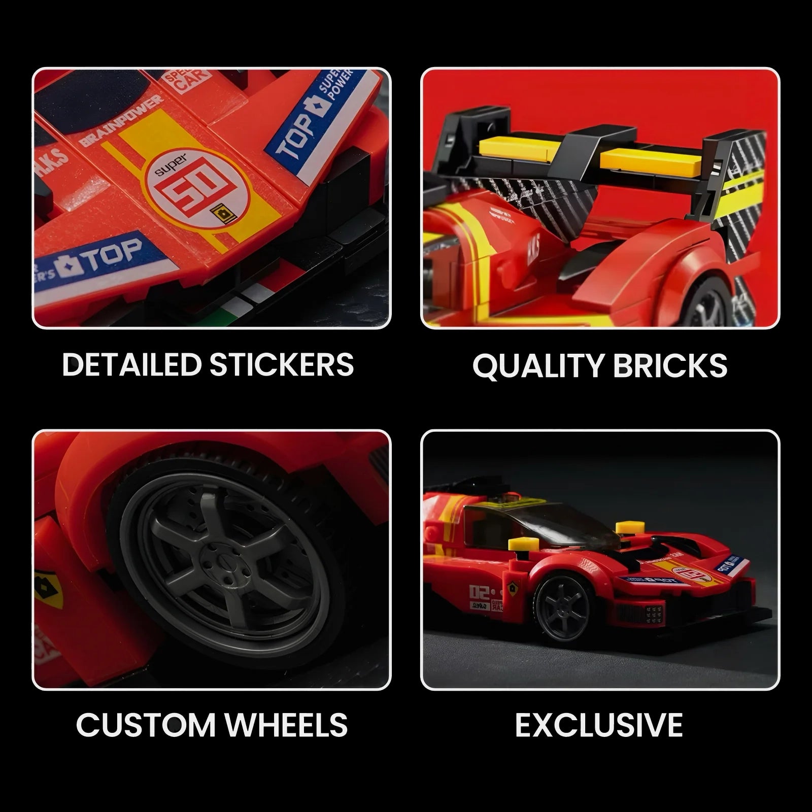 499P Le Mans Hypercar | 312pcs