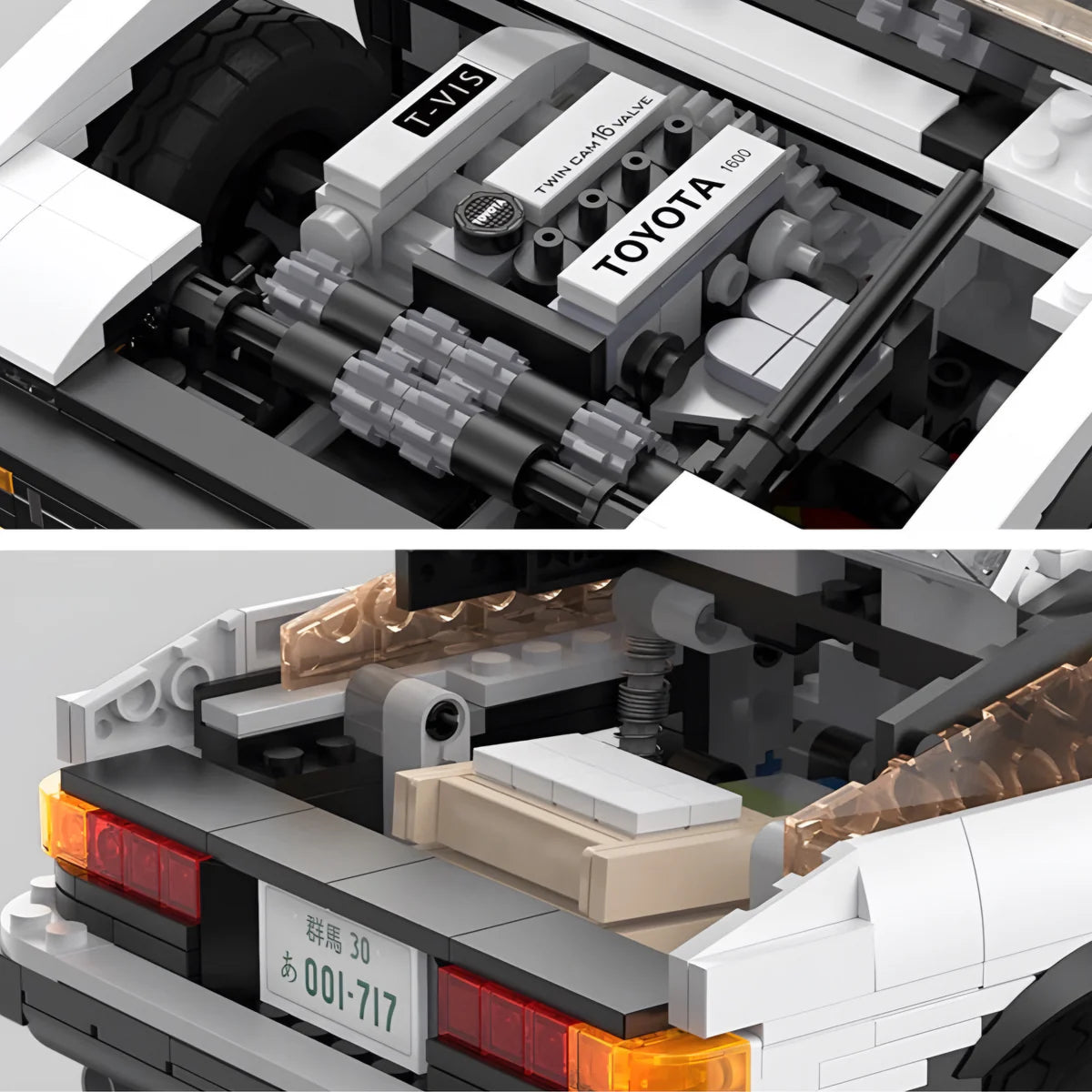 Initial D Toyota AE86 | 1324pcs