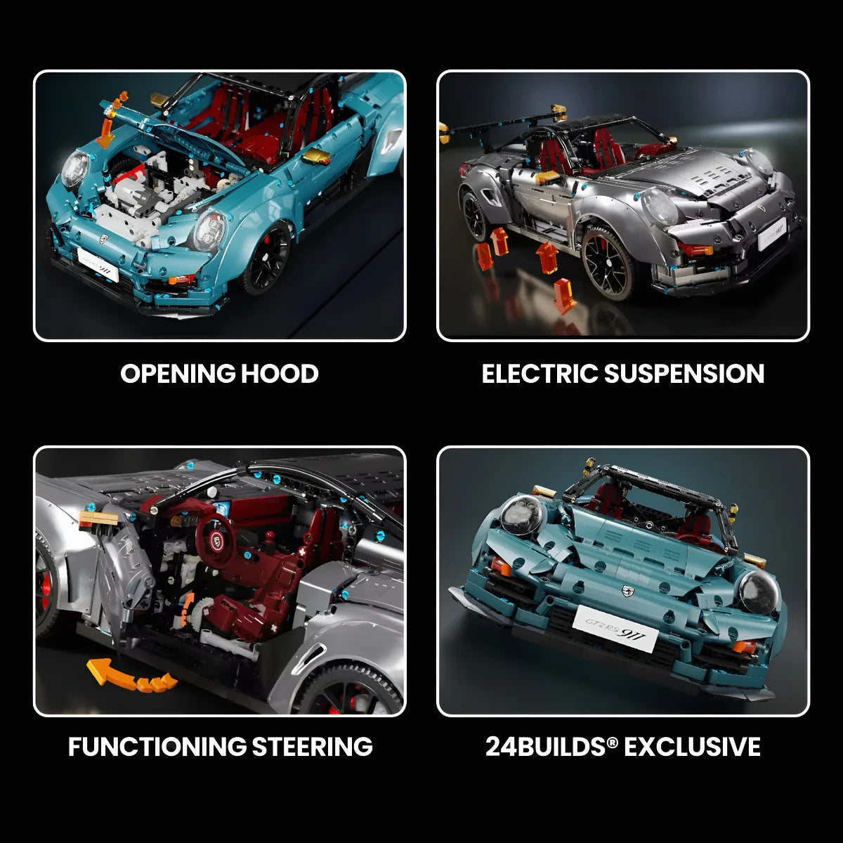 Remote Controlled GT2 RS | 3390pcs