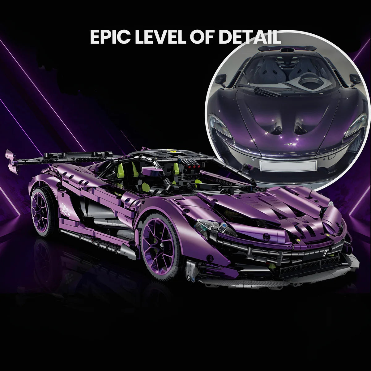 Satin Purple P1 GTR | 3568pcs