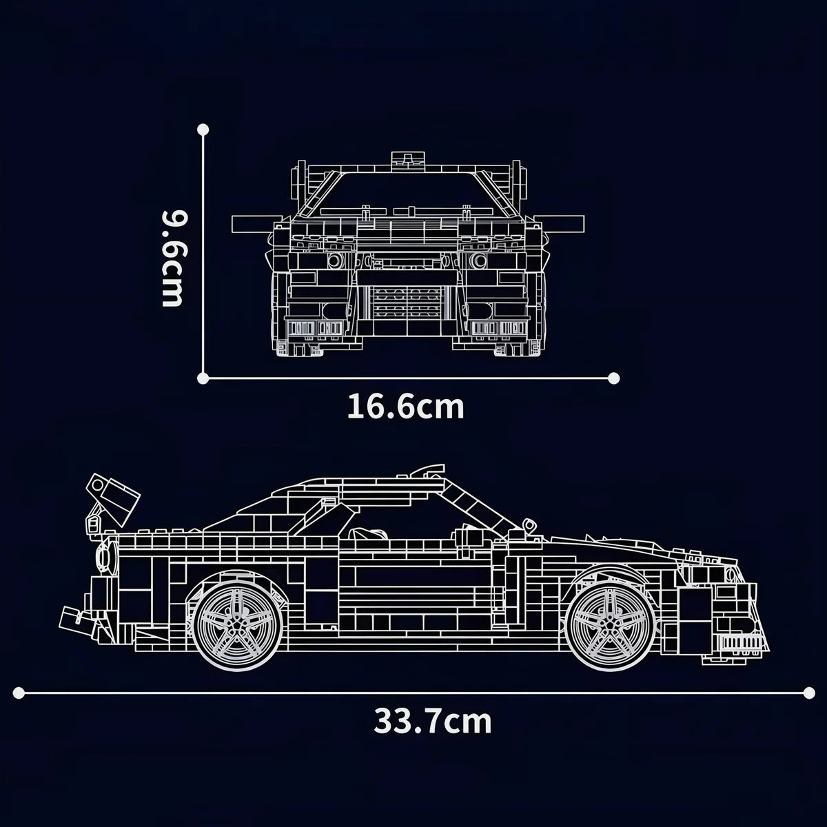Skyline R34 GT-R | 1472pcs