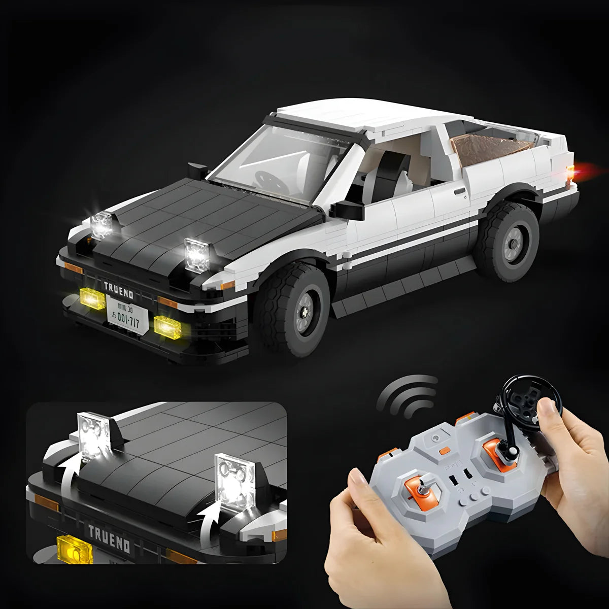 Initial D Toyota AE86 | 1324pcs