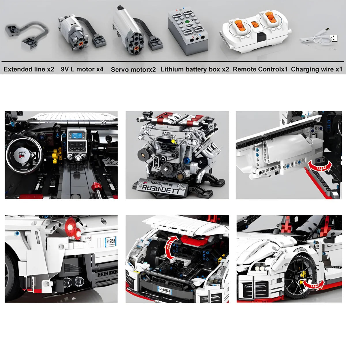 Nissan R35 GTR | 4097pcs