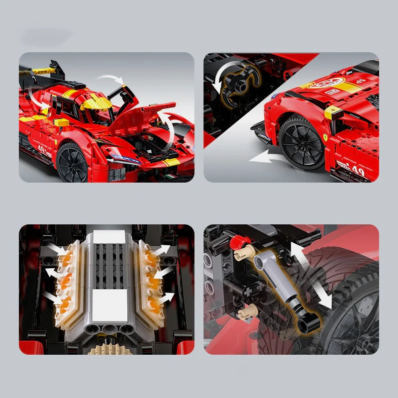 499P Le Mans Hypercar | 1518pcs