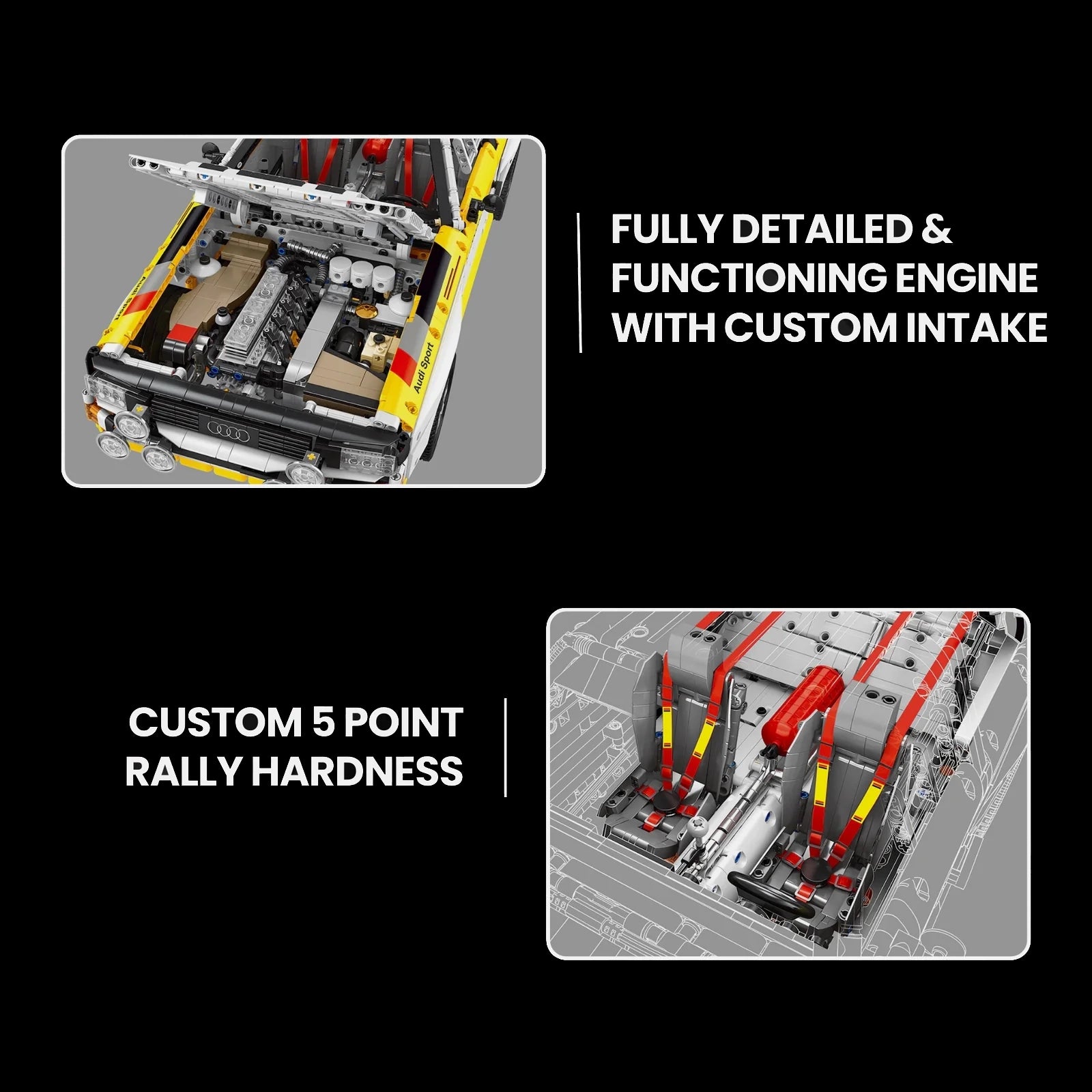 Audi Rally Quattro Group B 1984 | 3886pcs