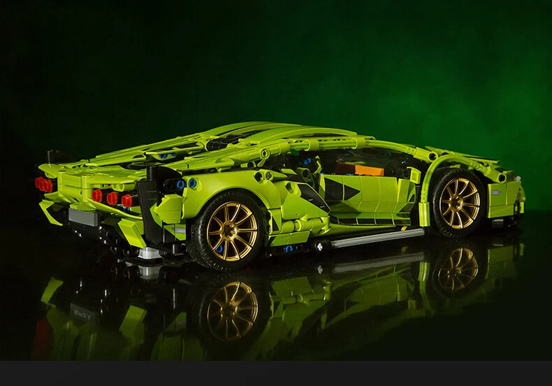 Green Lamborghini