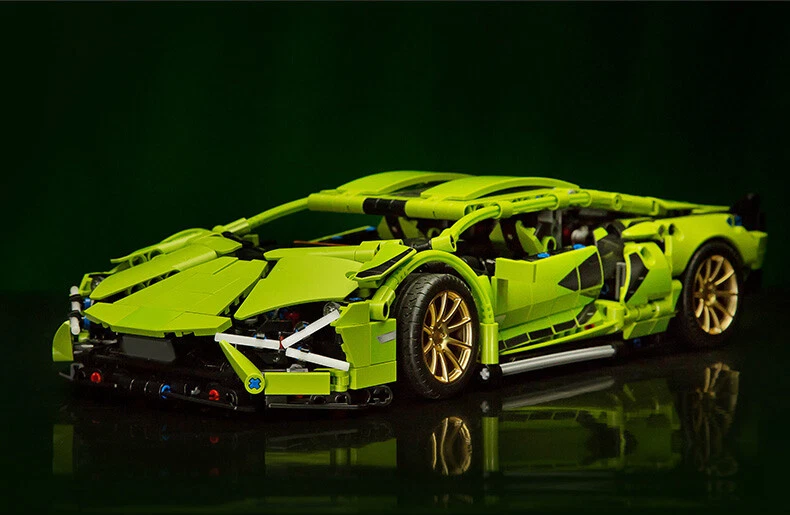 Green Lamborghini
