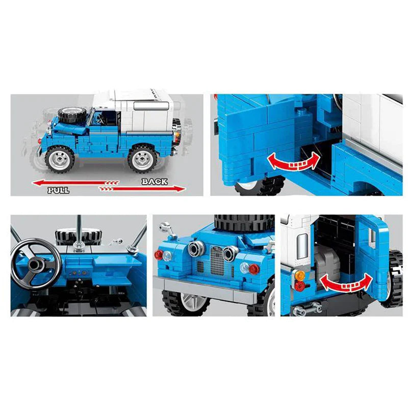 Classic British Off Roader | 730pcs